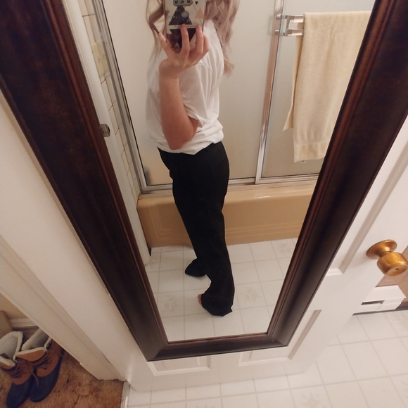 Ann Taylor black slacks - Picture 3 of 9